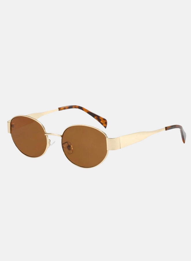 korico Eco Black Rimless Oval Sunglasses - Image 1